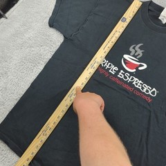VTG T Shirt Mens XL Black Triple Espresso A Highly Caffeinated Comedy Minnesota