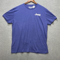 JEEP Trail Blazer T Shirt Mens 2XL Blue Graphic Duck Cowboy JEDCO Licensed NEW