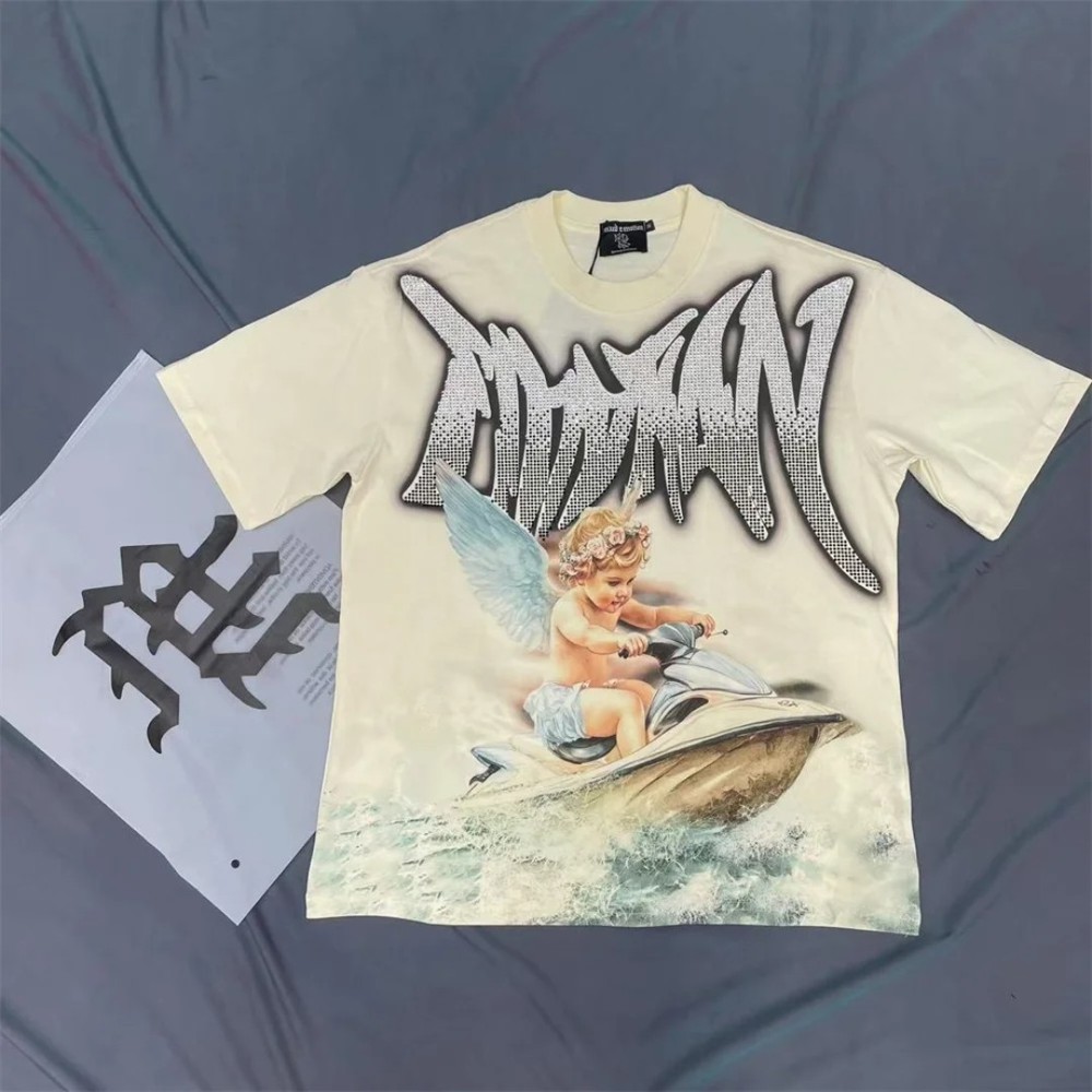 Mixed Emotion T-shirt-Beige Size S/M/L/XL