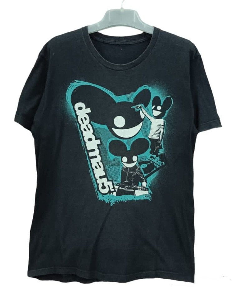Hot Trend Deadmau5 DJ Black Color Cotton Size S To 4XL T-Shirt