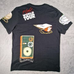 Nike Jordan Artist Series Jacob Rochester Flight World Tour T Shirt Mens Large