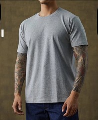 Bronson Non Stock Tubular T-Shirt -M💯% cotton LOT OF 3 Black, White Gray.