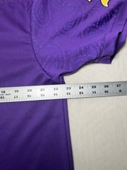 Death Row Records Los Angeles 91 Jersey Shirt Purple Paisley Hip Hop 2XL