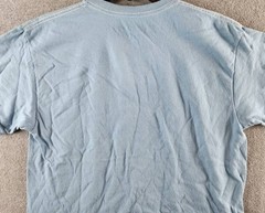 Astro Boy Kanji Graphic Print Tee Men’s S Light Blue Multi Crewneck Short Sleeve
