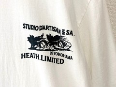 HEATH x STUDIO D’ARTISAN T-Shirt White 2XL HAKOSUKA Design