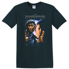 Shawshank Redemption Art T Shirt Classic Movie Graphic Tee Movie Lovers Humor
