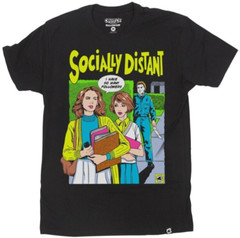 NEW Creepy Co. Halloween SOCIALLY DISTANT T-Shirt Tee XS-4XL Select Sizes horror