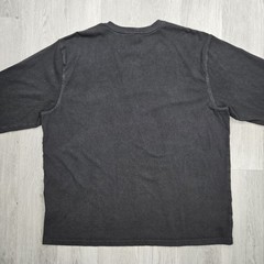 Carhartt Shirt XXL Loose Fit Black K231 Long Sleeve Tee Graphic Print