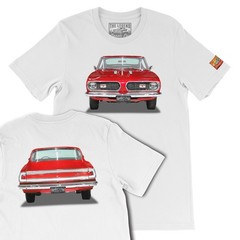1968 Barracuda Classic Car Men’s T-shirts Front Back Print