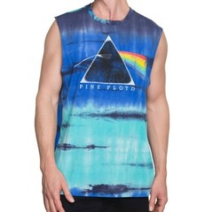 Pink Floyd Tank Top Dark Side of the Moon Prism Muscle Shirt Tie Dye Men’s Large