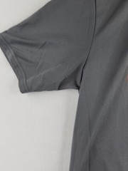 Vintage 2014 Rum Run Marathon Logo Gray Polyester T-shirt Mens Medium