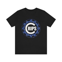 Deep Blue C Crip Blue Bandana Short Sleeve Tee
