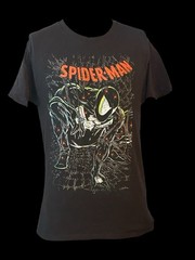 Spider-Man Symbiote Black Suit Comic Graphic Men’s Medium T-Shirt