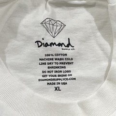 Diamond Supply Co. Chest Logo Size XL White Tee (Retail $35)