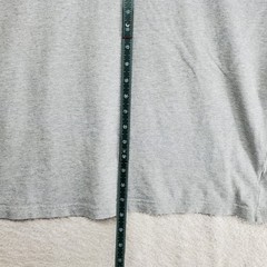 Men’s Twofer T-Shirt Large Gray Black Waffle Knit Y2K Grunge Skater