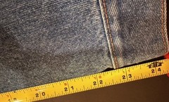 Vtg Med Wt Denim Waist Jacket-Never Worn-Won At Horse Show Mens Large