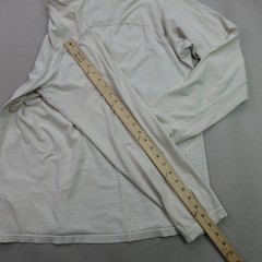 The North Face Men’s L/G Large Cream Long Sleeve T-Shirt 100% Cotton Crew Neck