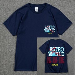 Cactus Jack Astro World Men’s T-Shirt Cool Print Casual Tee Short Sleeve Fashion