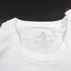 adidas Creator Short Sleeve Shirt Men’s White New with Tags Multiple Sizes