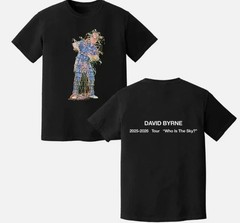 2 Sides David Byrne Who Is the Sky Tour 2025-2026 T-shirtrt shirt HL946