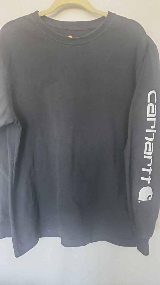 Carhartt Long Sleeve Heavyweight 100% Cotton Graphic T-Shirt Mens Size M
