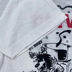 Vtg Mike Wilson Productions Psychotic Christmas Bash T-Shirt XS/S punk hardcore