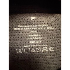 Fabletics Mens Training Day Short Sleeve Tee Black Mesh Athletic Shirt Size S