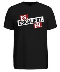 It escalates eh saying party carnival JGA funny beer after work men’s T-shirt