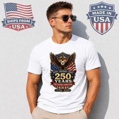 Faith Freedom Legacy 250 Years Graphic T-Shirt 1776 2026