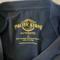 Pacific Stone black & yellow graphic t-shirt men’s sz L