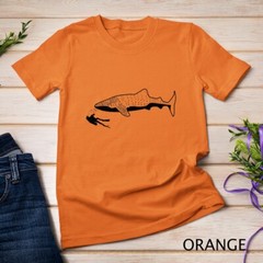 Scuba Diver Swimming With Whale Shark Unisex T-shirt