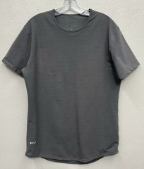 Bylt Drop Cut Lux S/S Mens Shirt Tee Size Medium Green Crewneck Athletic Fit