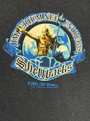 Shellbacks Ancient Order Of The Deep Graphic T-Shirt Mens Blue 2XL 7.62 Design