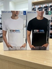32 Degrees Cool Mens 3 Pack Crew Neck T Shirt Moisture Wicking