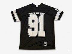 Boyz N The Hood Jersey Mens Medium M Black Hybrid Football Mesh Doughboy 91