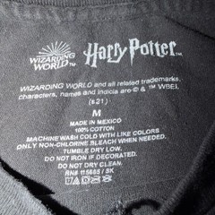Wizarding World Harry Potter Hufflepuff Black T-shirt Medium Hogwarts School