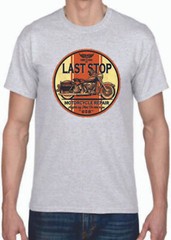 Adult DryBlend® T-Shirt – ( LAST STOP – BIKER / CHOPPER)