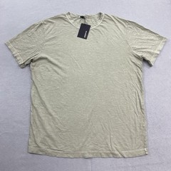 Buck Mason T Shirt Mens Large Tall Limestone Venice Wash Slub Tee Crew Neck