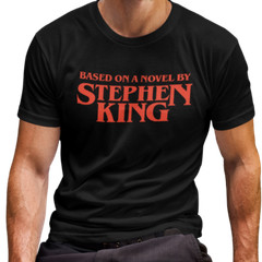 Based On A Novel By Stephen King It T-SHIRT Horror Movie Books Monster Squad TEE