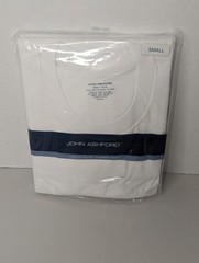 John Ashford Men’s 100% Cotton Crew Neck T-Shirt 3 Pack Size Small 34-36