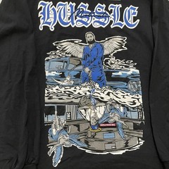 Nipsey Hussle Tribute Graphic Black T-Shirt Men’s Size 2XL Long Sleeve