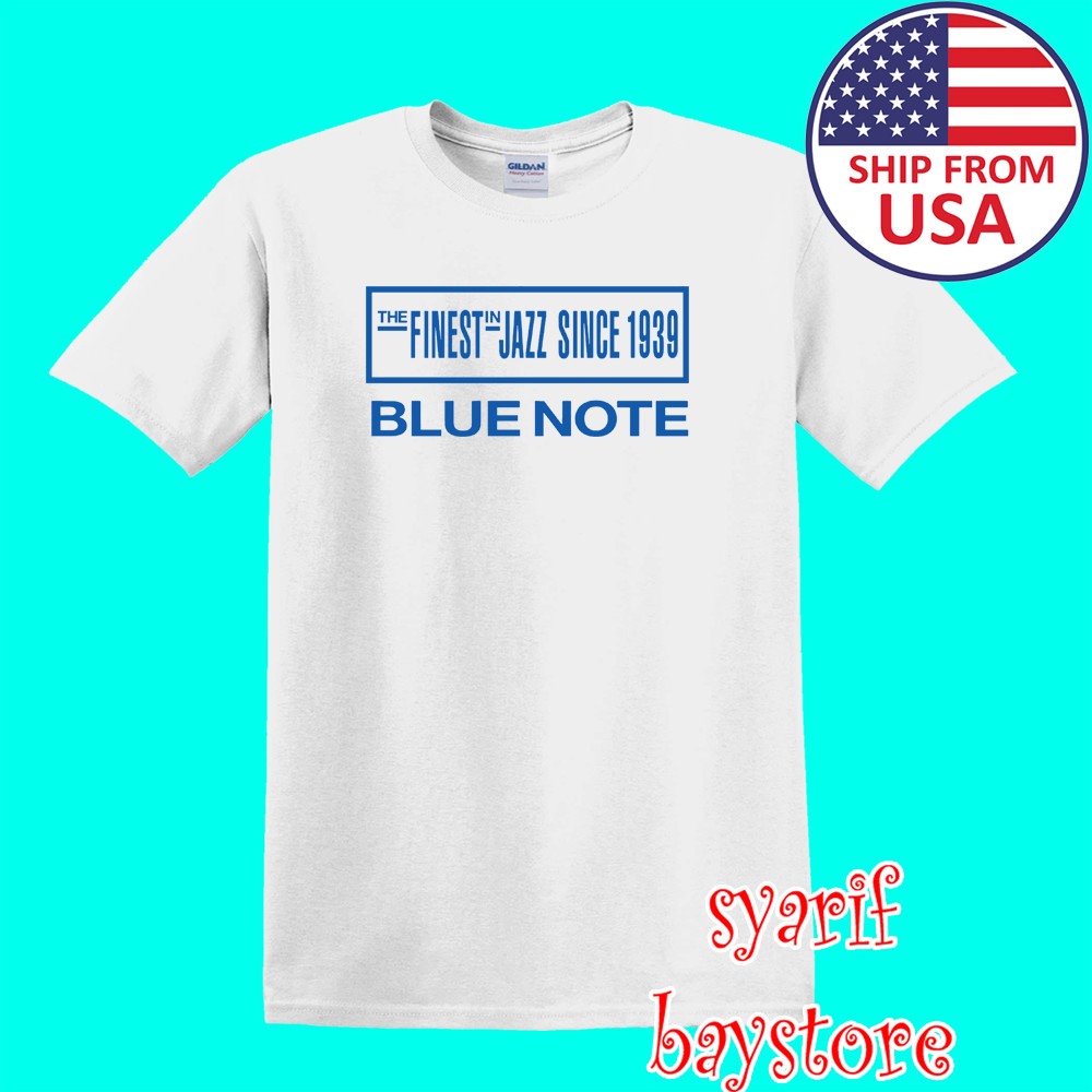 Blue Note Records Men’s White Size S to 5XL