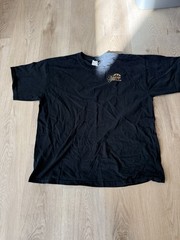 Gildan Black T Shirt Mens L Nicaragua Pond Weston Logo Cotton Tee