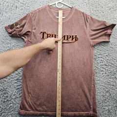 Triumph Motorcycles T Shirt Men Medium Embroidered Double Sided