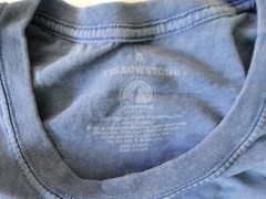 Yellowstone TV Show Dutton Ranch Mineral Wash Licensed Blue T-Shirt