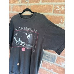 Vintage Eric Johnson Ah Via Musicom Tour Shirt Distressed Grunge Rock Tee L