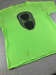 Vintage Spawn 2 Shirt Men XL Green HBO Animated Show Todd McFarlane Comics Movie