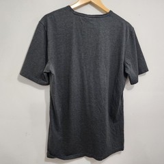 Lanky Llama Craftsman Henley Men’s T-Shirt L Tall Slim Fit Knit Gray Polycotton