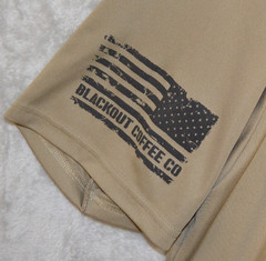 Blackout Coffee Co. A4.com Men’s Graphic T-Shirt Size XL Khaki