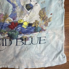 Vintage 1992 Liquid Blue Coral Reef Aquatic Sea Life Fish AOP Shirt XL Tie Dye